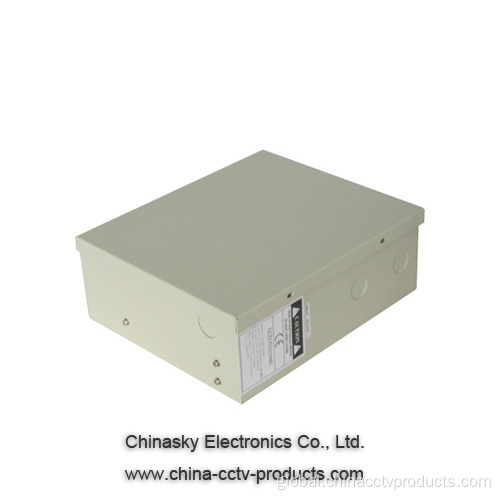 China 12VDC 5Amp CCTV Power Supply Box for 4Cameras Supplier